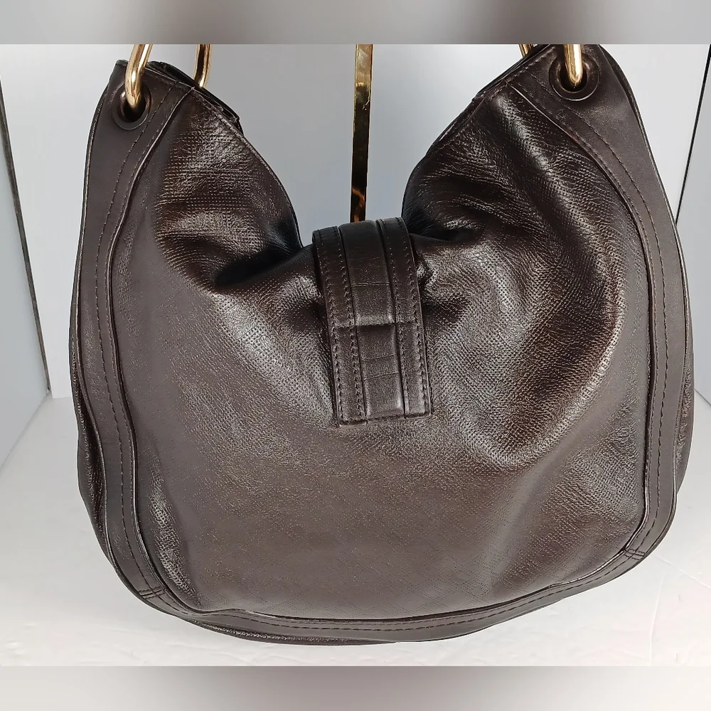 Bally dark brown Dasha hobo handbag - Picture 3 of 10